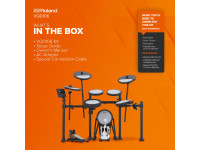 <b>Roland VQD106 V-DRUMS QUIET DESIGN Bateria Eletrónica E-Drum Ultra-Silenciosa</b> <b>Roland VQD106 V-DRUMS QUIET DESIGN Bateria Eletrónica E-Drum Ultra-Silenciosa</b>